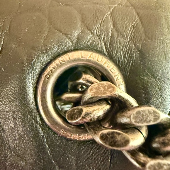 NWT! Authentic SAINT LAURENT Crocodile West Hollywood-Calfskin leather - Picture 12 of 12